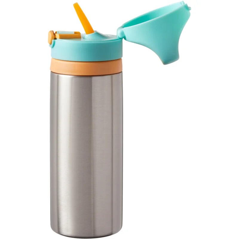 Tommee Tippee On The Go неръждаема термобутилка за вода със силиконова приставка за пиене 24m+ 500 мл.