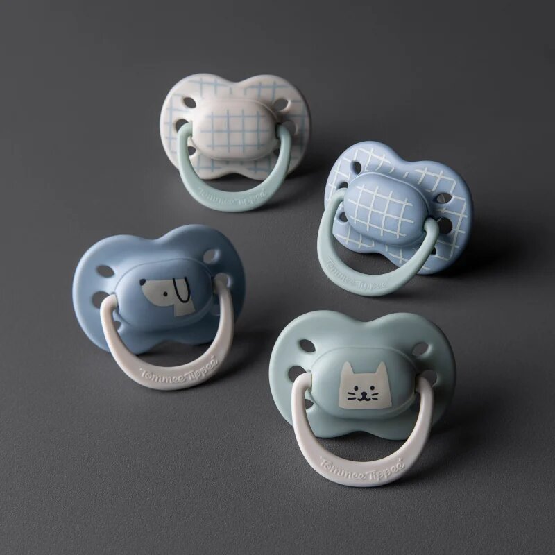 Tommee Tippee Ultimate Fit 0-6m биберон Boy 2 бр.