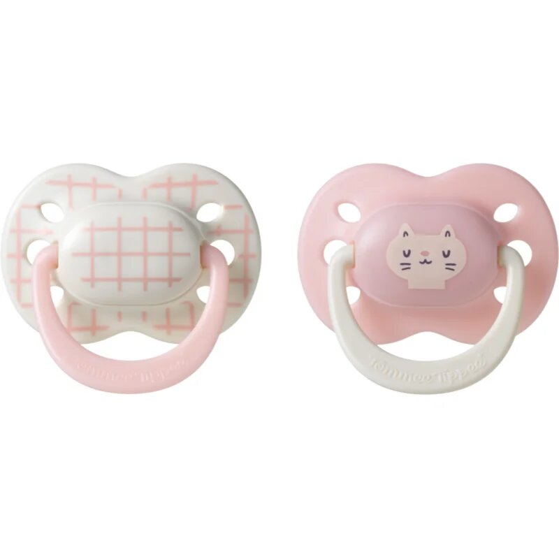 Tommee Tippee Ultimate Fit 0-6m биберон Girl 2 бр.