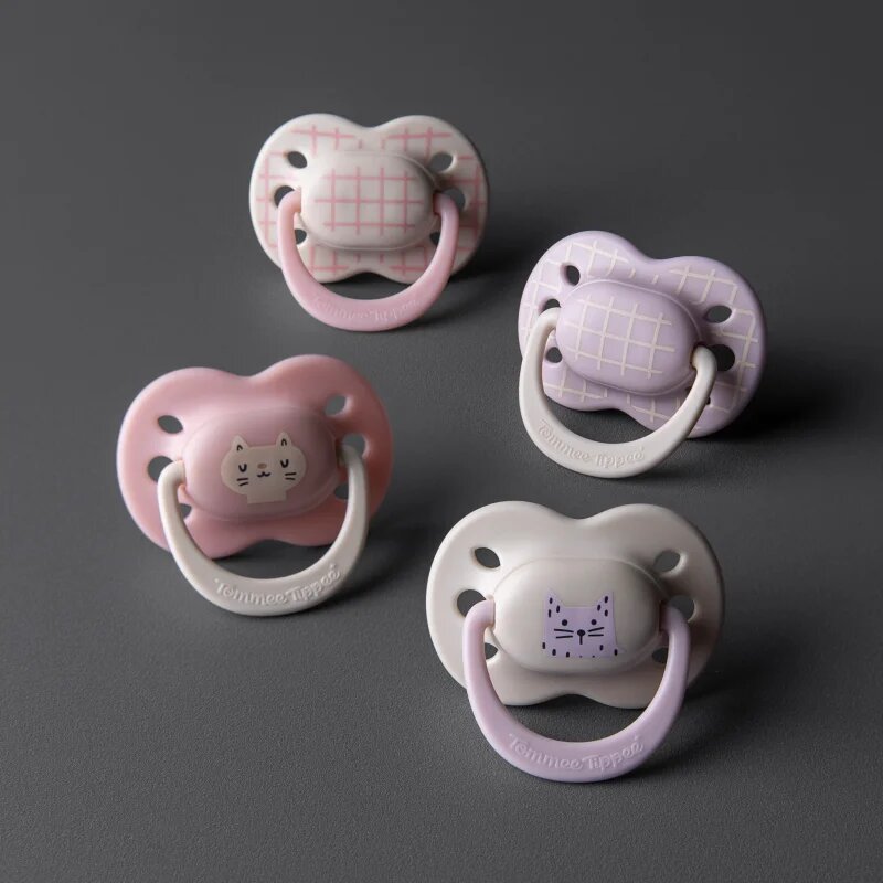Tommee Tippee Ultimate Fit 0-6m биберон Girl 2 бр.