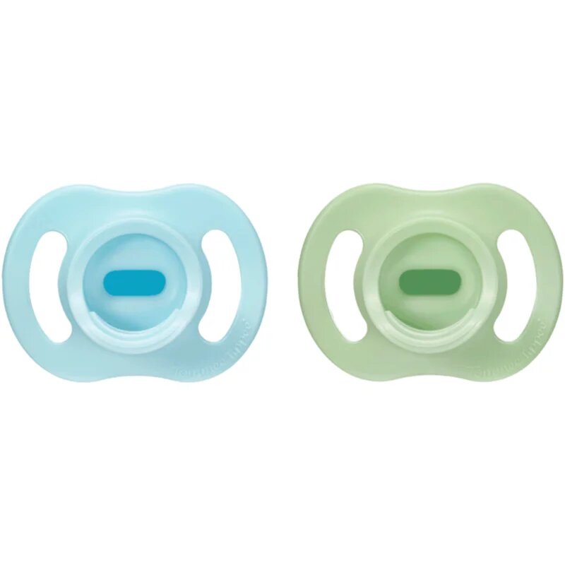 Tommee Tippee Ultra Light Stay Put 0-6 m биберон Boy 2 бр.