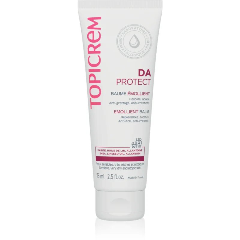 Topicrem AD Emollient Balm балсам-грижа за тяло за много суха чуствителна и атопична кожа 75 мл.