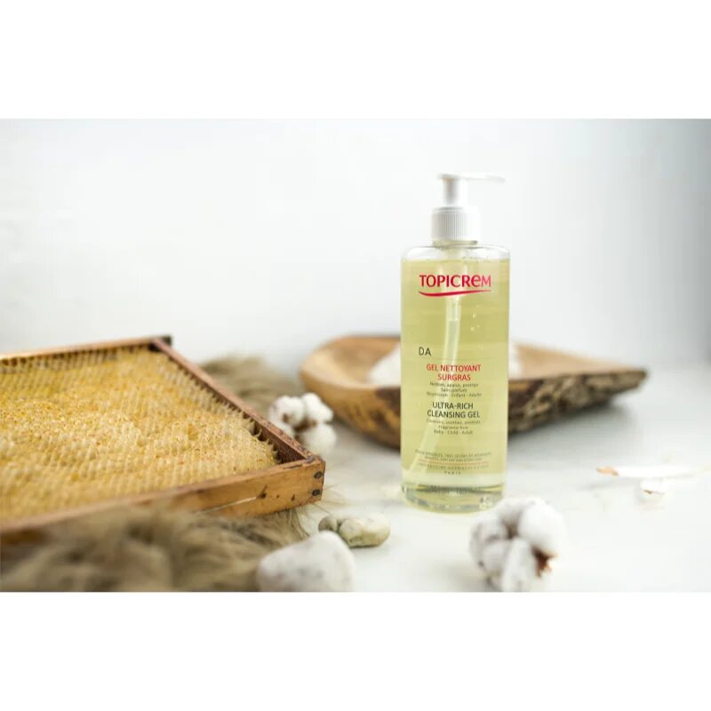 Topicrem AD Ultra-Rich Cleansing Gel почистващ гел за много суха чуствителна и атопична кожа 500 мл.