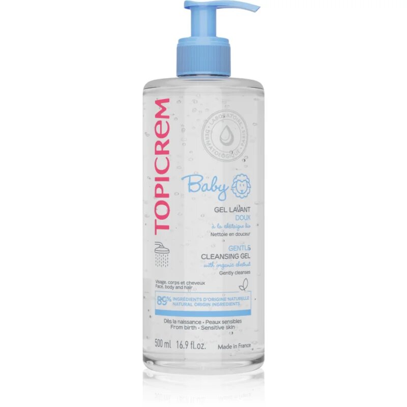 Topicrem BABY My 1st Cleansing Gel 2in1 миещ гел за тяло и коса за деца от раждането им 500 мл.