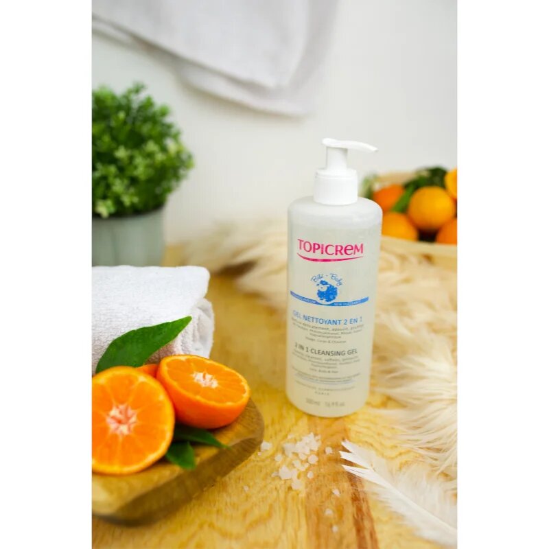 Topicrem BABY My 1st Cleansing Gel 2in1 миещ гел за тяло и коса за деца от раждането им 500 мл.