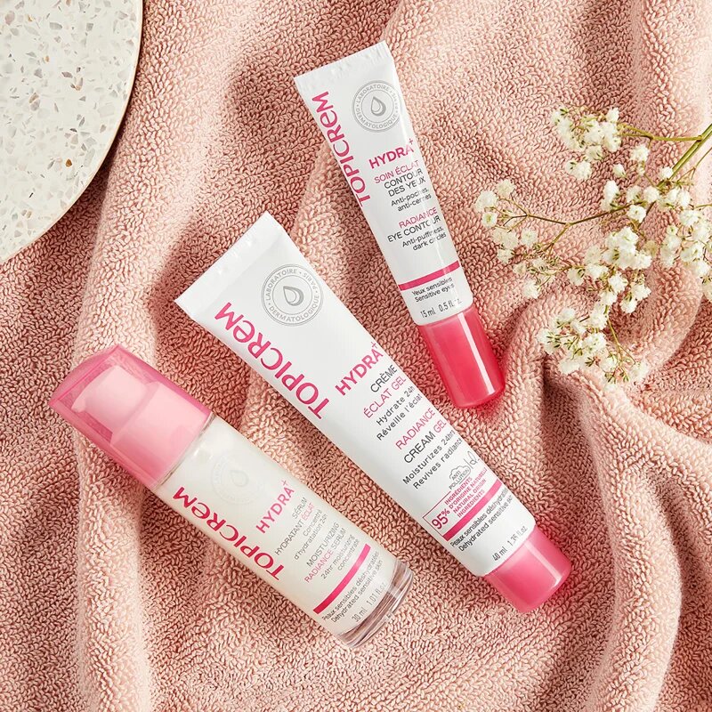 Topicrem Hydra+ Radiance Cream Gel освежаващ гел крем 40 мл.