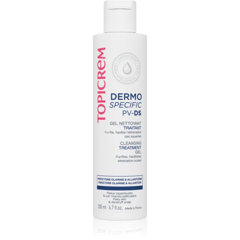 Topicrem PV/DS Cleansing Gel душ гел за тяло и скалп 200 мл.