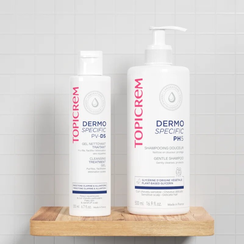 Topicrem PV/DS Cleansing Gel душ гел за тяло и скалп 200 мл.
