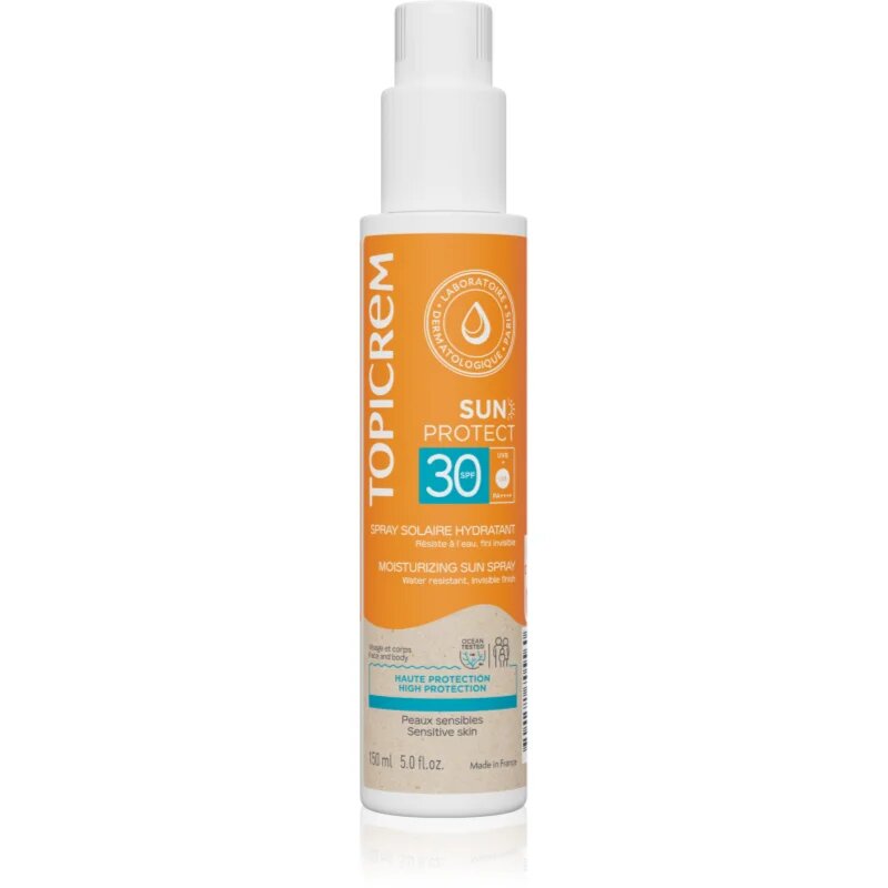 Topicrem Sun Protect Moisturizing Sun Spray защитен спрей с хидратиращ ефект SPF 30 150 мл.