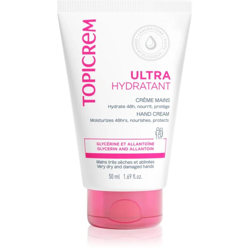 Topicrem UH BODY Ultra-Moisturizing Hand Cream хидратиращ крем за суха и напукана кожа на ръцете 50 мл.