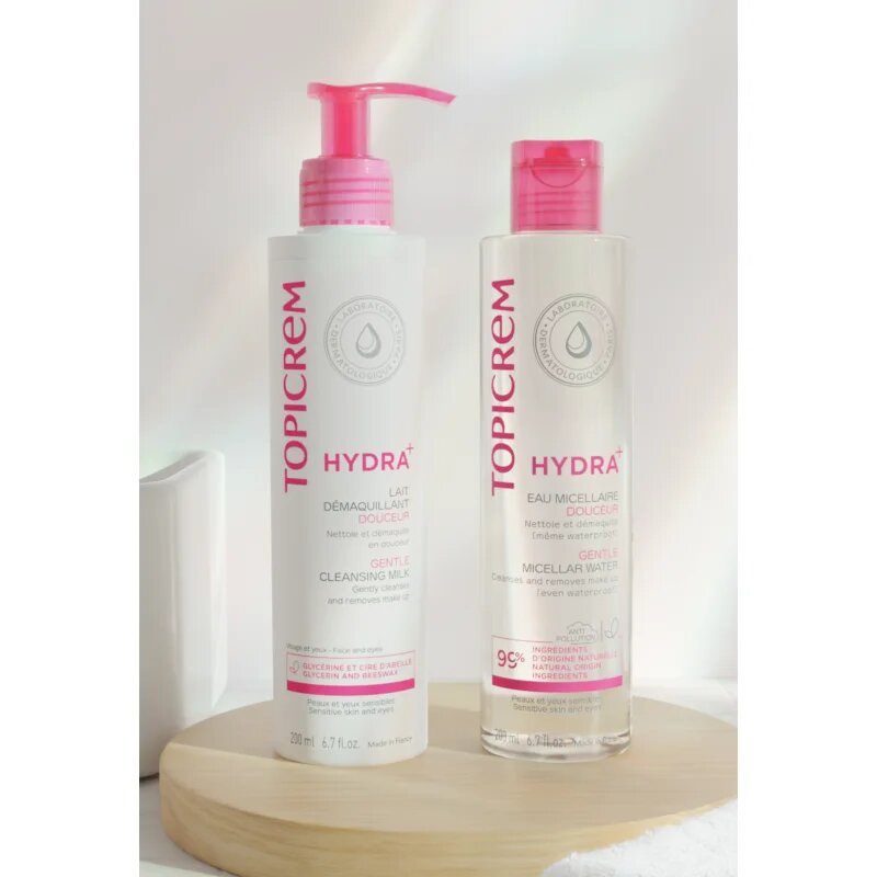 Topicrem UH FACE Gentle Micellar Water нежна почистваща мицеларна вода за чувствителна кожа на лицето и околоочен контур 200 мл.