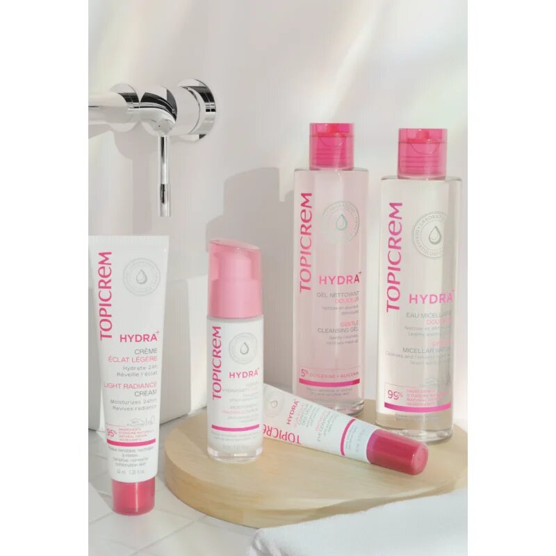 Topicrem UH FACE Gentle Micellar Water нежна почистваща мицеларна вода за чувствителна кожа на лицето и околоочен контур 200 мл.