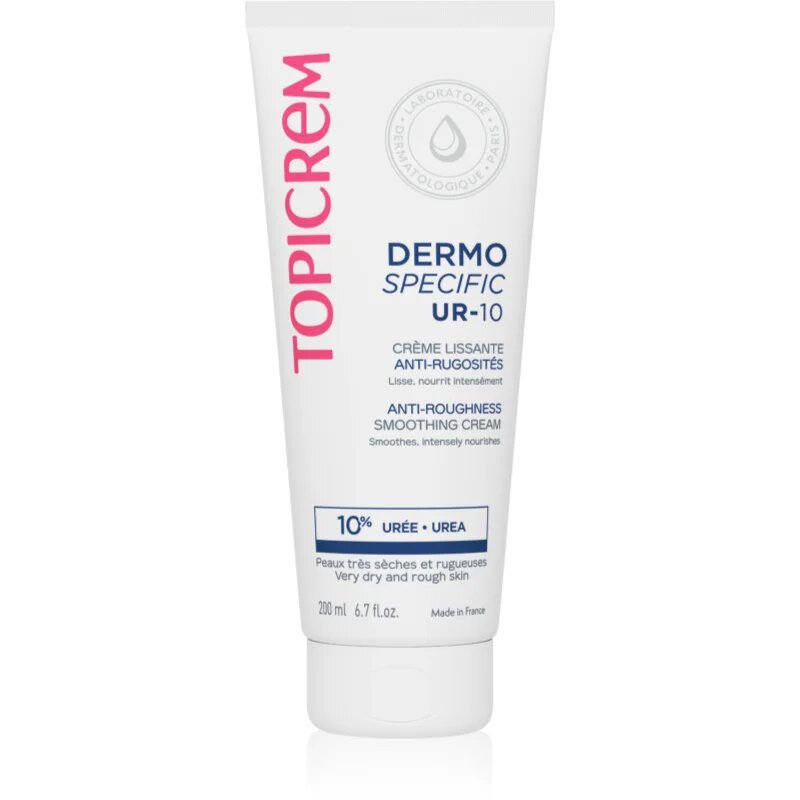 Topicrem UR-10 Anti-Roughness Smoothing Cream крем за тяло за много суха кожа 200 мл.