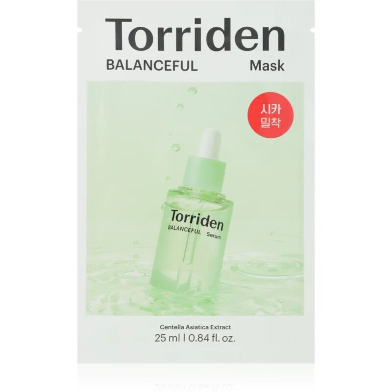 Torriden Balanceful Mask хидратираща платнена маска за успокояване на кожата 25 мл.