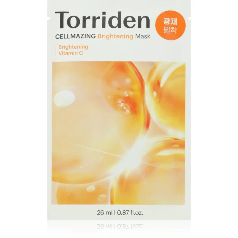 Torriden Cellmazing Brightening Mask озаряваща платнена маска с хидратиращ ефект 26 мл.