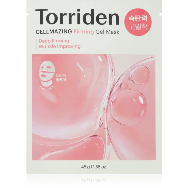 Torriden Cellmazing Firming Gel Mask интензивна хидрогелна маска за стягане на кожата 45 гр.