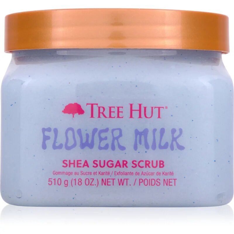 Tree Hut Shea Sugar Scrub Flower Milk захарен скраб за тяло 510 гр.