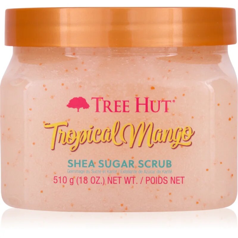 Tree Hut Shea Sugar Scrub Tropical Mango захарен пилинг с масло от шеа 510 гр.
