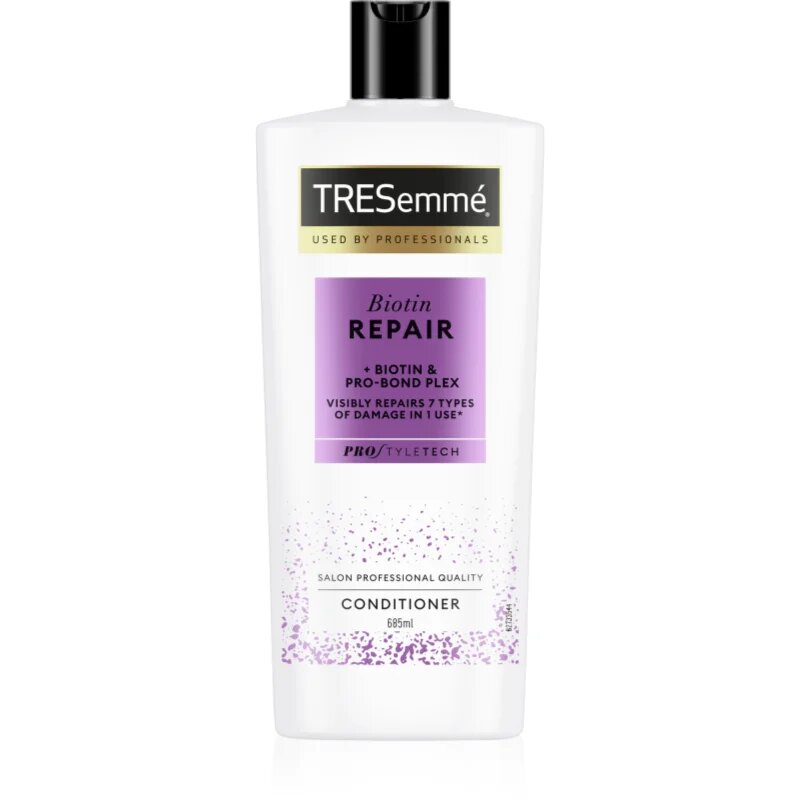 TRESemmé Biotin Repair подсилващ балсам за увредена коса голяма опаковка 685 мл.