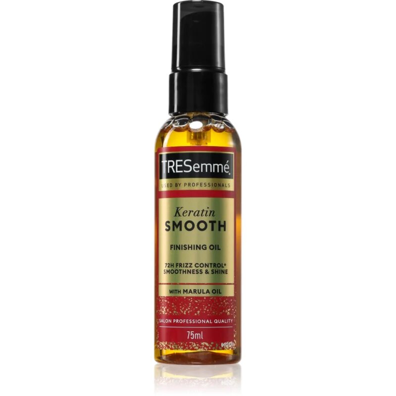 TRESemmé Keratin Smooth Finishing Oil интензивно подхранващо масло За коса 75 мл.