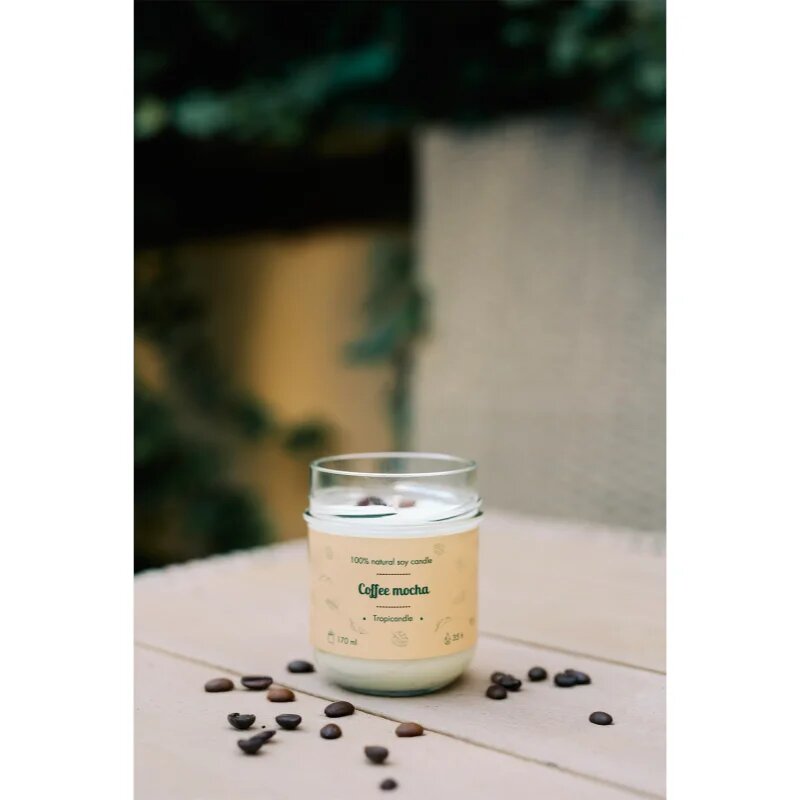 Tropicandle Coffee Mocha ароматна свещ 170 мл.