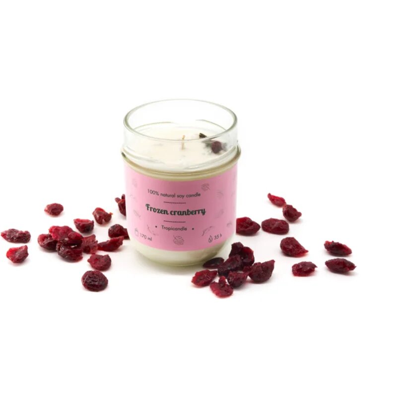 Tropicandle Frozen Cranberry ароматна свещ 170 мл.