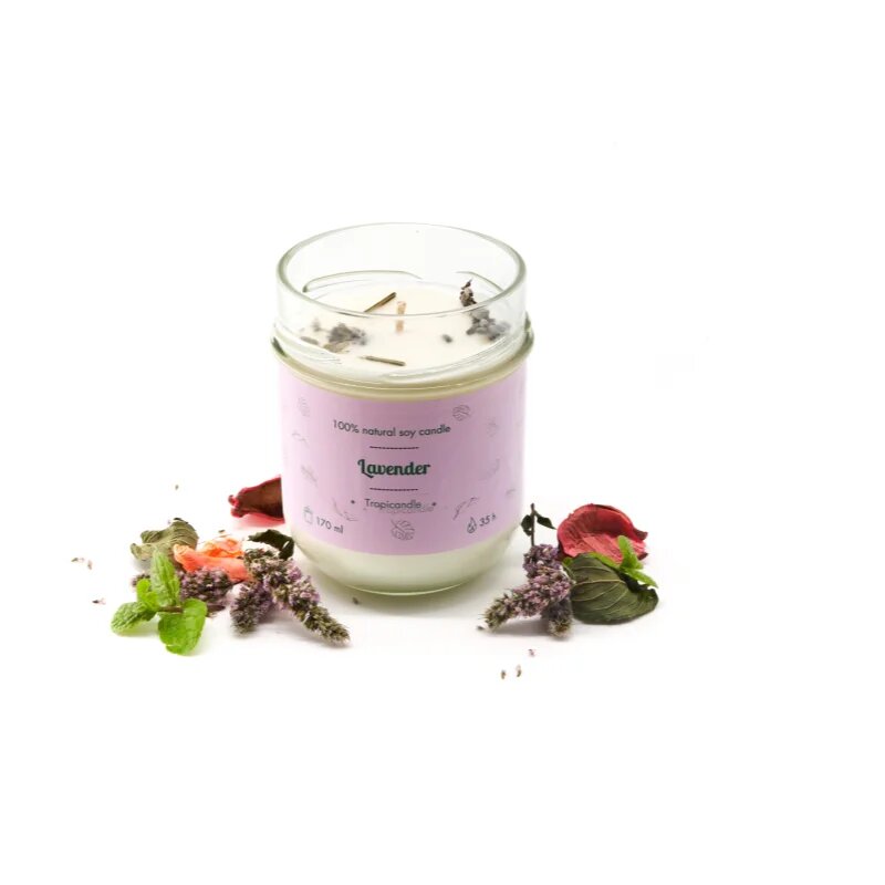 Tropicandle Lavender ароматна свещ 170 мл.