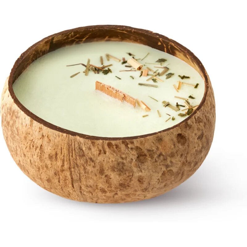 Tropicandle Lemongrass & Ginger ароматна свещ с дървен фитил 350 мл.