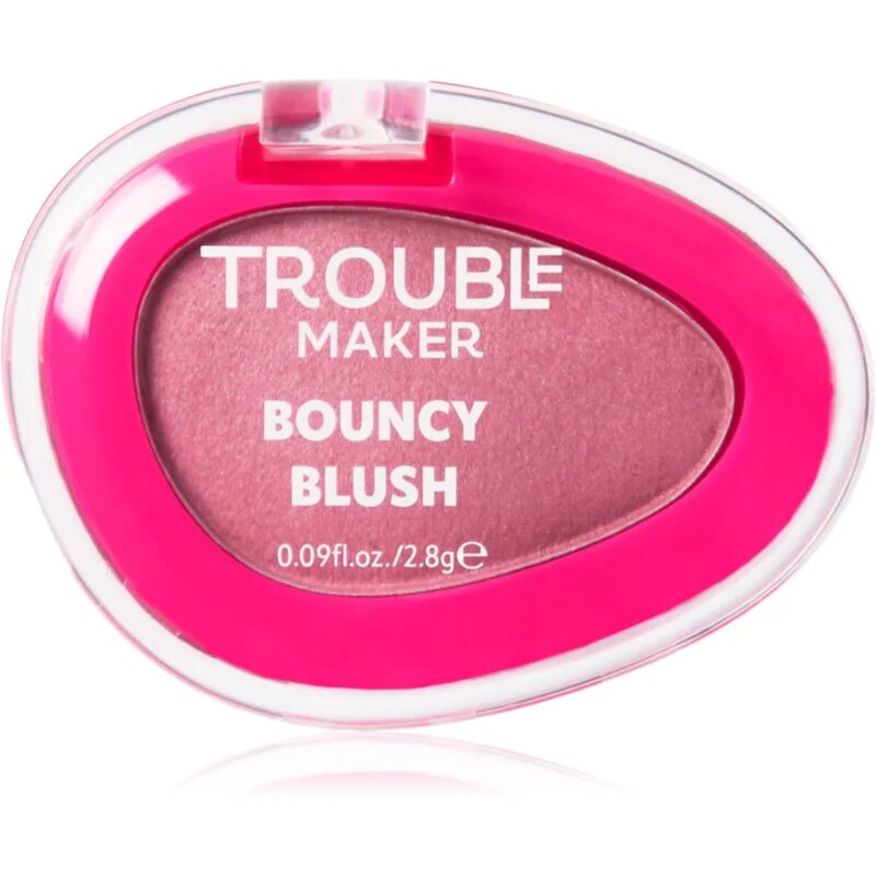 Trouble Maker Bouncy Blush руж - пудра цвят Baseline Rose 2.8 гр.