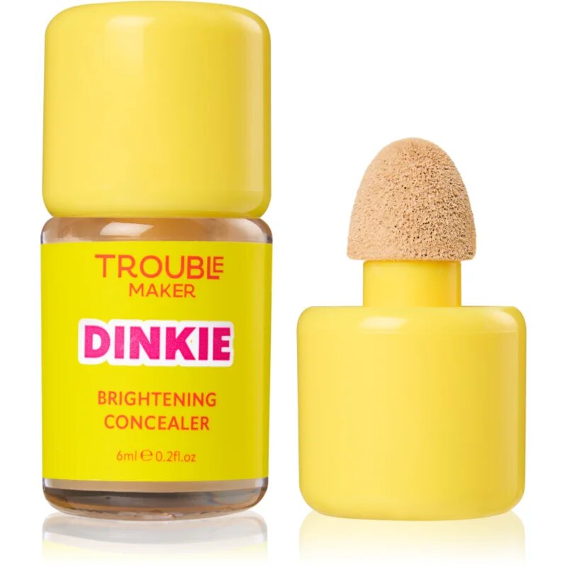 Trouble Maker Dinkie озаряващ коректор с кофеин цвят Fairy Dust 6 мл.