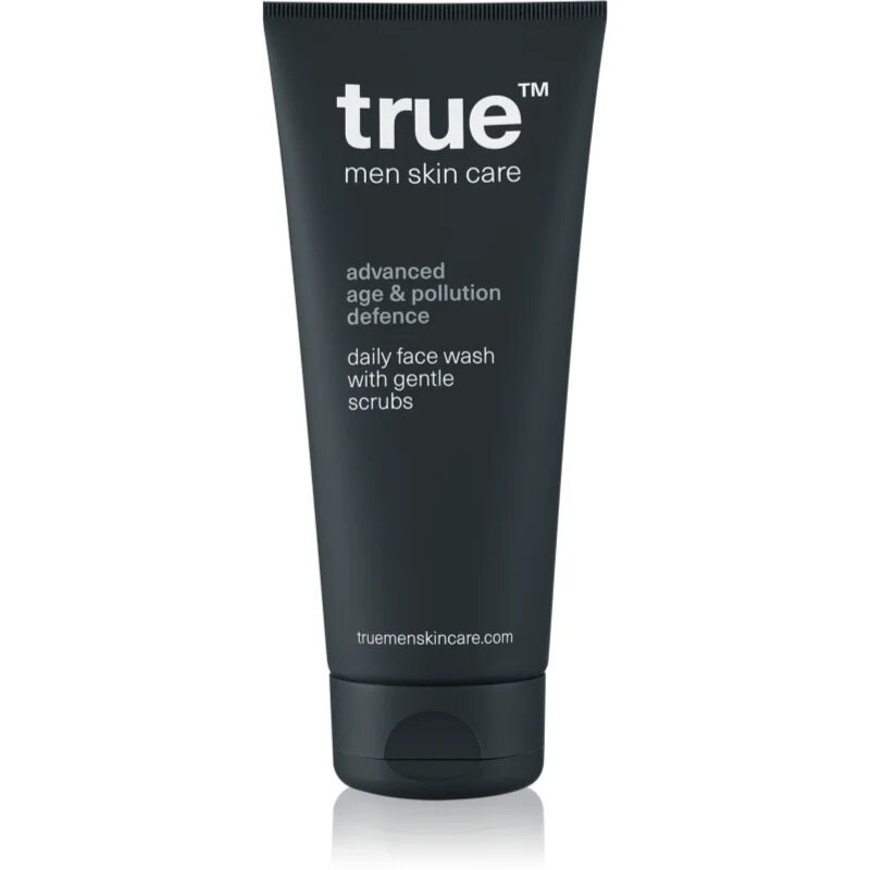 true men skin care Daily face wash with gentle scrubs ексфолиращ почистващ гел за мъже 200 мл.