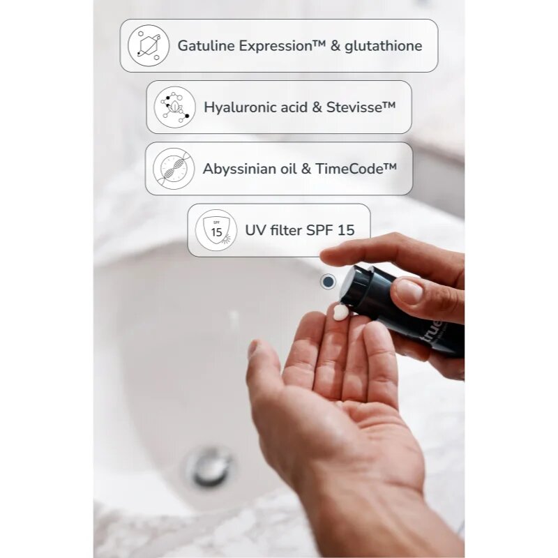 true men skin care Hydrating day cream дневен хидратиращ крем SPF 15 50 мл.