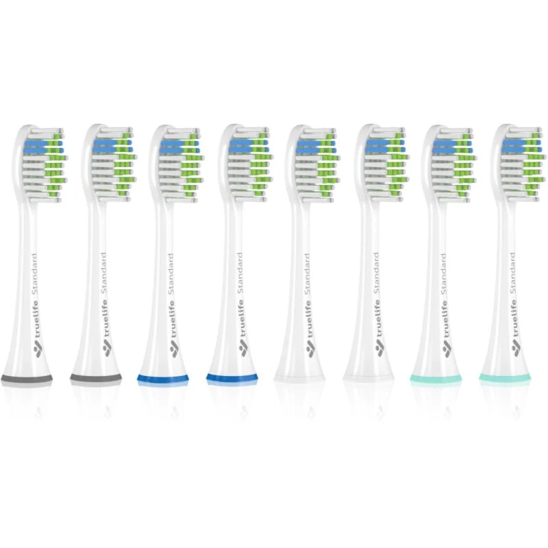 TrueLife SonicBrush UV Heads White Standard резервни глави за четка за зъби SonicBrush UV GL UV 8 бр.