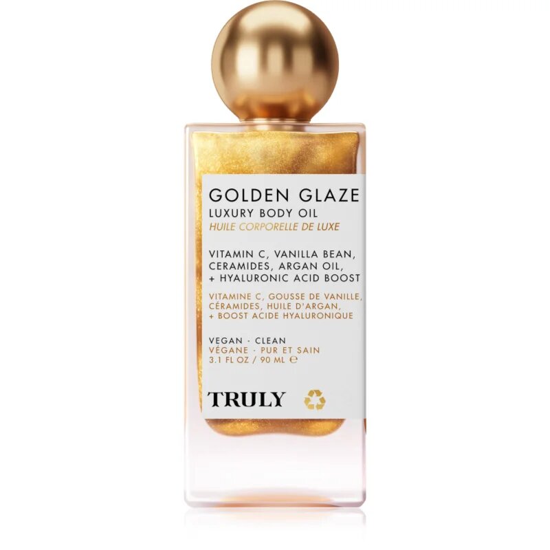 Truly Golden Glaze хидратиращо олио за тяло с озаряващ ефект 90 мл.