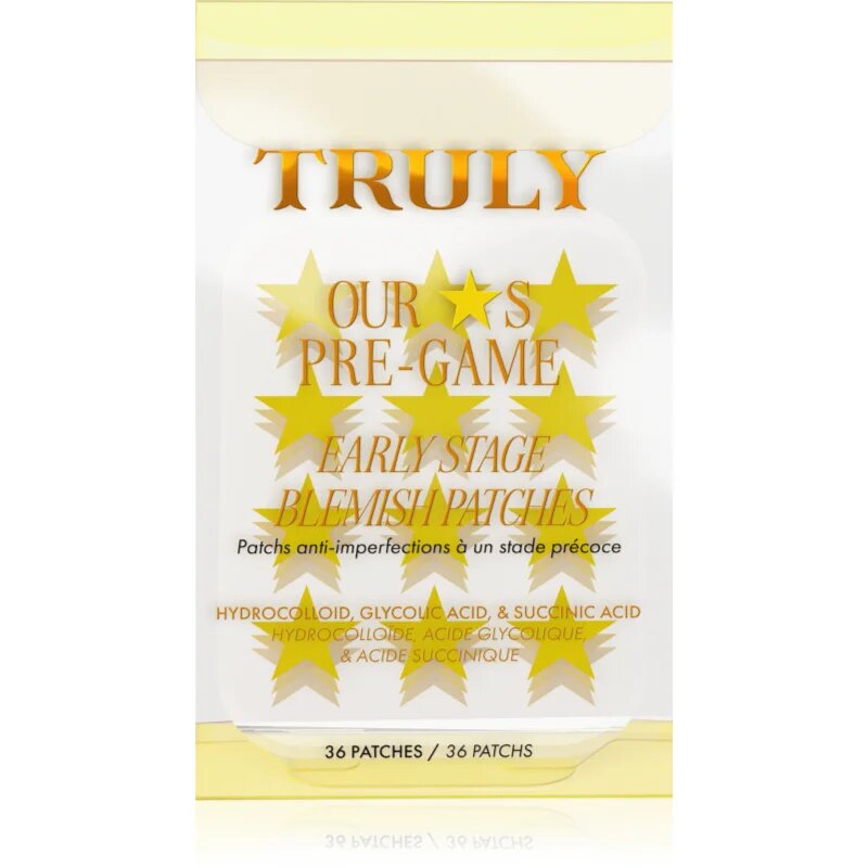 Truly Our Stars Pregame лепенки за проблемна кожа 36 бр.