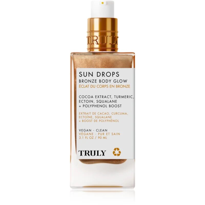 Truly Sun Drops блестящо бронзиращо олио за тяло 90 мл.