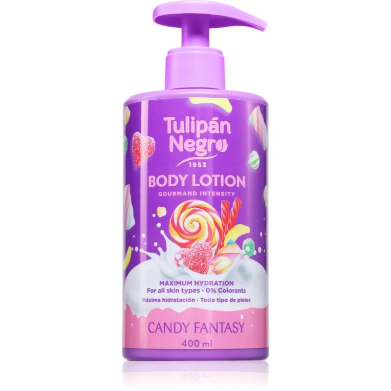 Tulipán Negro Candy Fantasy хидратиращо мляко за тяло 400 мл.