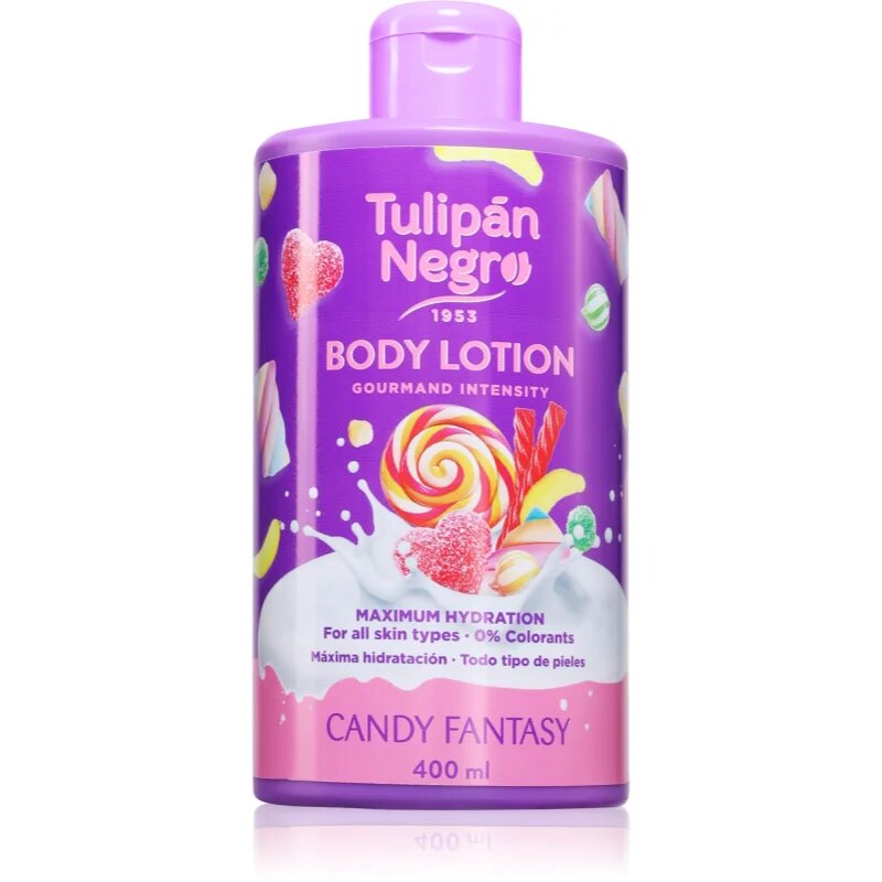 Tulipán Negro Candy Fantasy тоалетно мляко за тяло 400 мл.