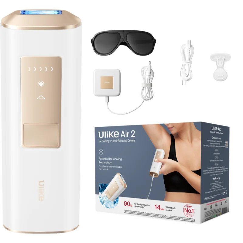 Ulike Air 2 IPL епилатор за тяло лице бикини зоната и подмишниците Star White 1 бр.