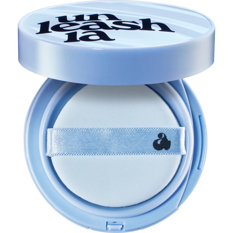 Unleashia Babe Skin Baby Blue Cushion дълготраен грим в гъбичка SPF 40 цвят 17C Seraphic 15 гр.