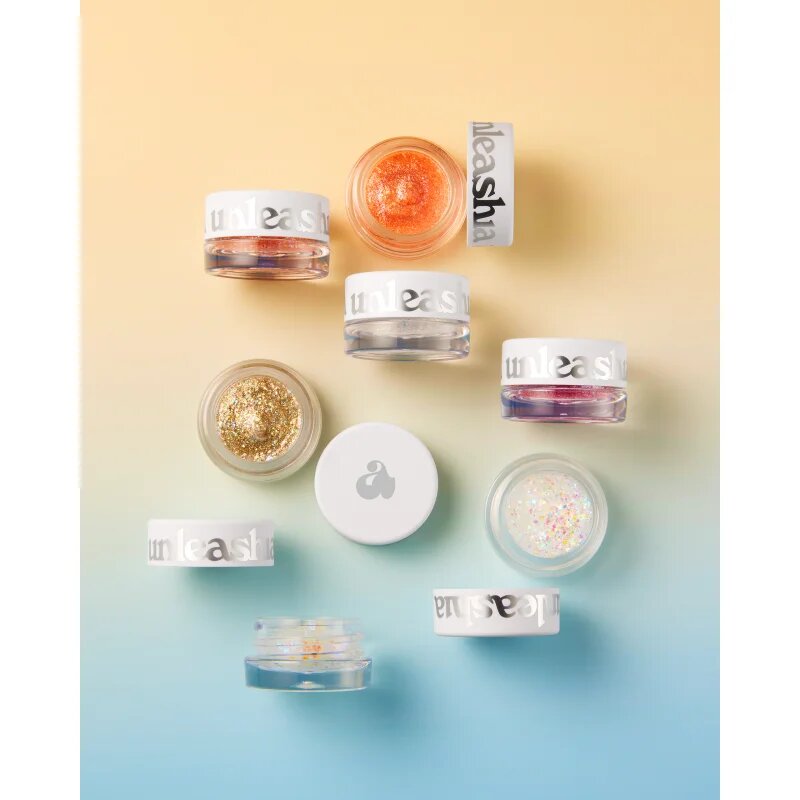 Unleashia Get Loose Glitter Gel блестящи частици за лице тяло и коса цвят N°7 Happy Baker 4 гр.