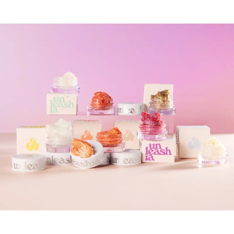 Unleashia Get Loose Glitter Gel блестящи частици за лице тяло и коса цвят N°7 Happy Baker 4 гр.