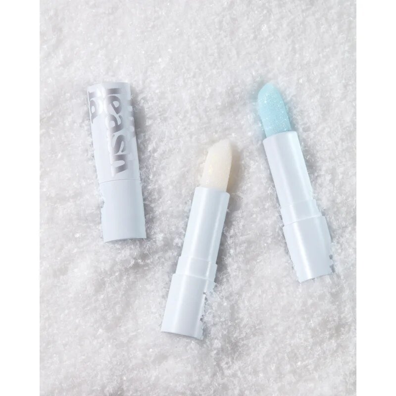 Unleashia Glacier Vegan Lip Balm хидратиращ балсам за устни с блясък цвят No.2 Blue Lagoon 3.3 гр.