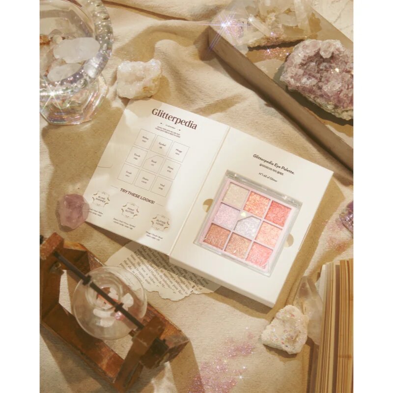 Unleashia Glitterpedia Eye Palette палитра сенки за очи цвят No.1 All Of Glitter 6.2 гр.