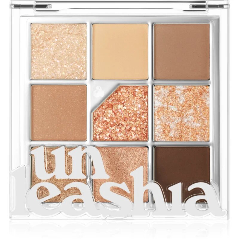 Unleashia Glitterpedia Eye Palette палитра сенки за очи цвят No.2 All of Brown 6.2 гр.