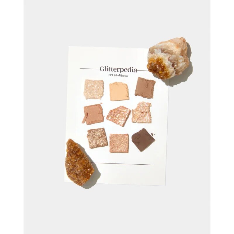 Unleashia Glitterpedia Eye Palette палитра сенки за очи цвят No.2 All of Brown 6.2 гр.
