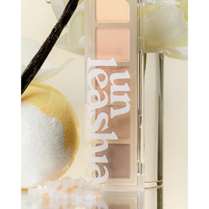 Unleashia Mood Shower Eye Palette палитра сенки за очи цвят NO.1 Vanilla Shower 1 бр.