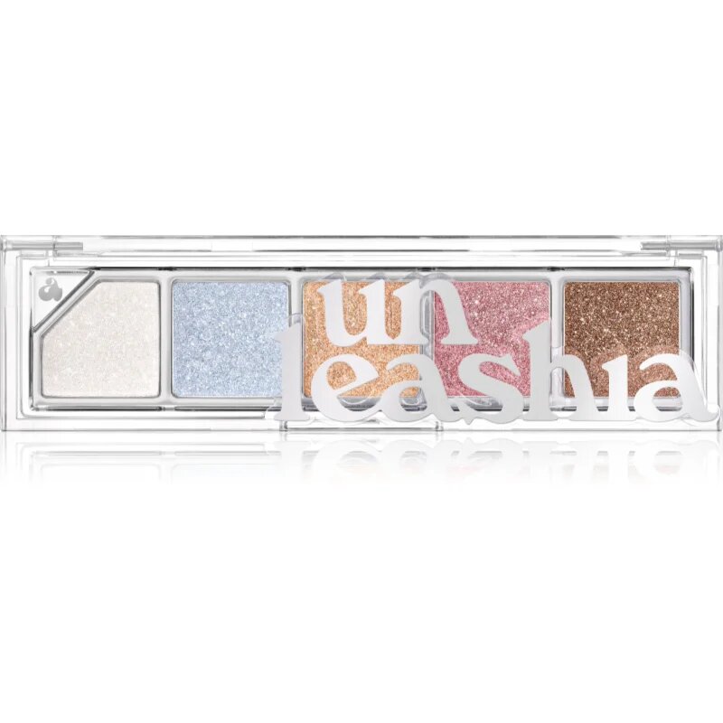 Unleashia Mood Shower Face Palette палитра със сенки за очи и озарители перлен блясък цвят NO.101 Ballerino 1 бр.