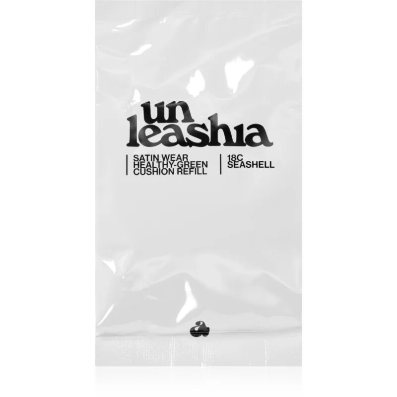 Unleashia Satin Wear Healthy Green Cushion Refill дълготраен грим в гъбичка пълнител цвят 18C Seashell 15 гр.