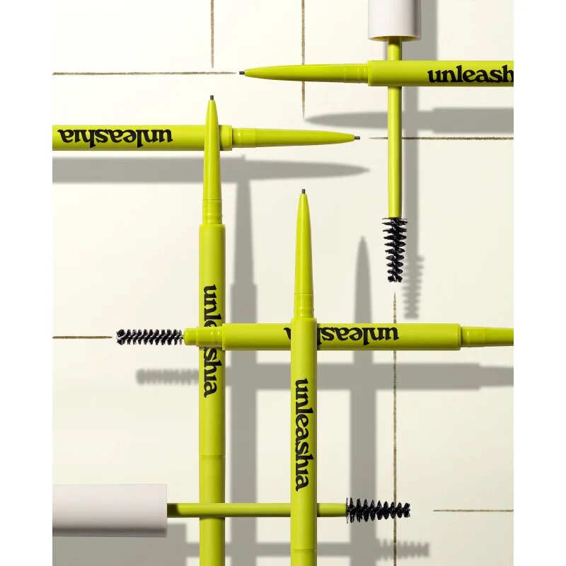 Unleashia Shaperm Defining Eyebrow Pencil молив за вежди с четка цвят No.1 Oatmeal Brown 0.03 гр.